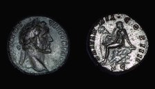 Roman coin of Vespasian, 1st century. Artist: Unknown