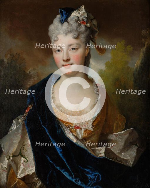 Portrait présumé de Madame la duchesse de Beaufort, 1714. Creator: Nicolas de Largilliere.