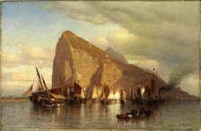 Clearing Storm at Gibraltar, ca. 1860. Creator: Samuel Colman.