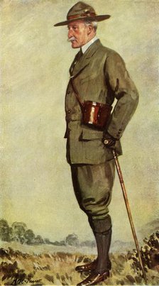 Lord Baden-Powell, 1911, (1944).  Creator: Ape Junior.