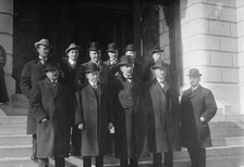 Chicago delegation at Dem. Nat'l Com'ee Meeting 1912, 1912. Creator: Bain News Service.