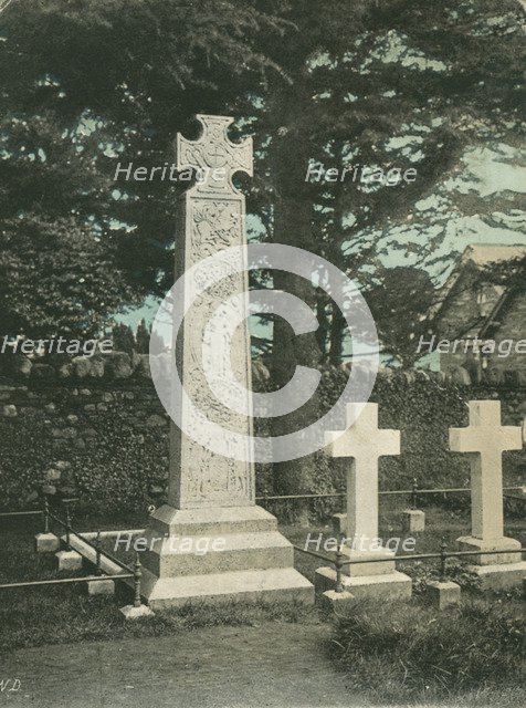 Grave of John Ruskin, English author, poet, artist and critic. Artist: Unknown