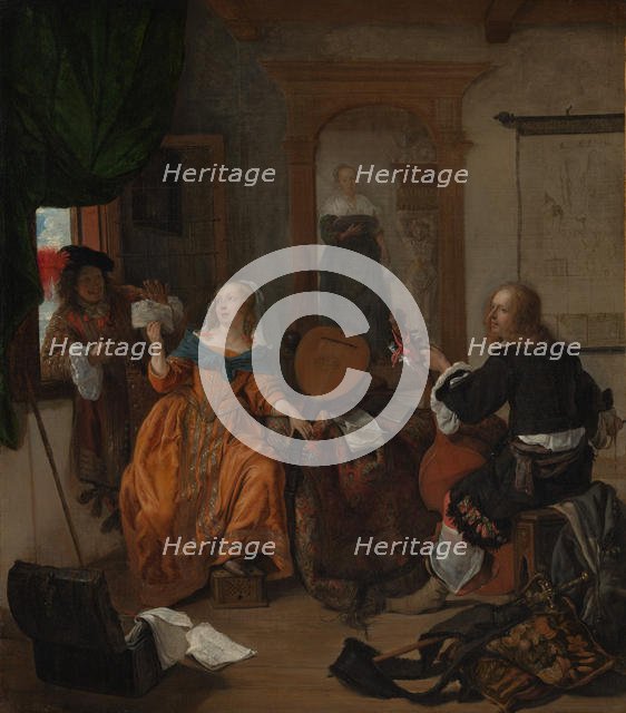 A Musical Party, 1659. Creator: Gabriel Metsu.