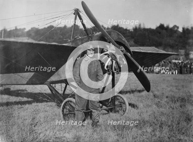 Champion, American aeronaut, in Japan, 1917. Creator: Bain News Service.