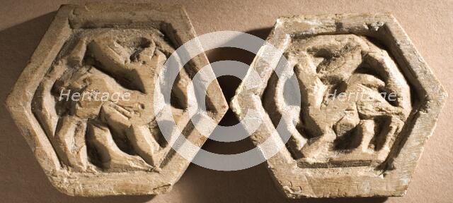 Polygonal elements (image 2 of 4), 11th century. Creator: Unknown.