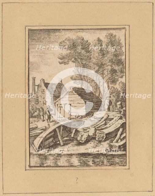 Shipyard, 1761, published 1765. Creator: Cornelis Ploos van Amstel.