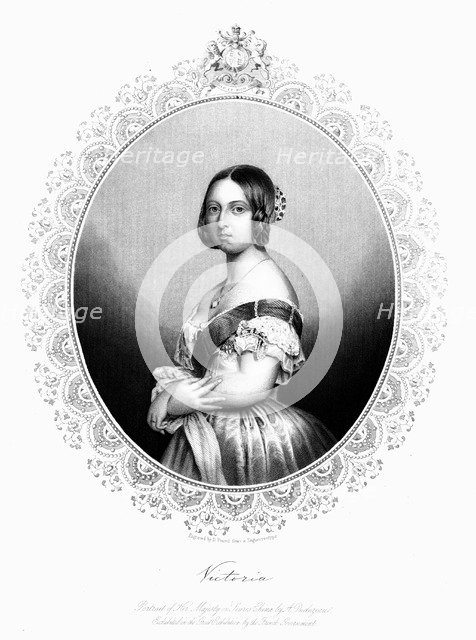 Victoria, Queen of Great Britain and Ireland, c1850. Artist: Unknown