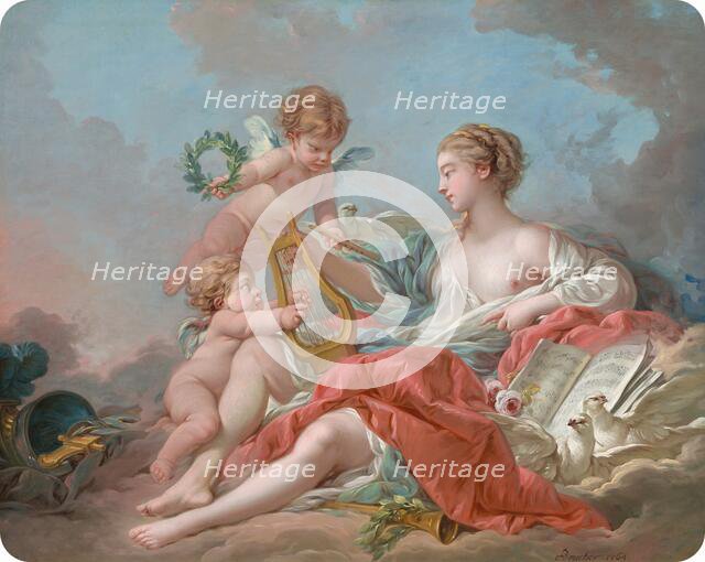 Allegory of Music, 1764. Creator: Francois Boucher.