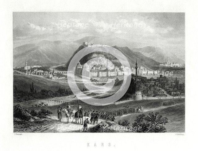 Kars, Turkey, 19th century. Artist: J Godfrey