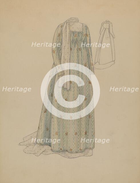 Dress, 1935/1942. Creator: William Hoffman.