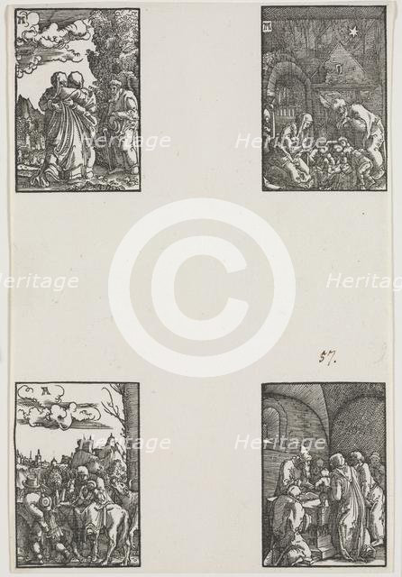 The Fall and Redemption of Man, c. 1515. Creator: Albrecht Altdorfer (German, c. 1480-1538).