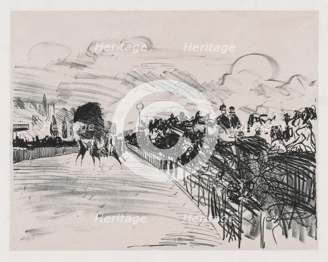 The Races, 1865. Creator: Edouard Manet (French, 1832-1883).