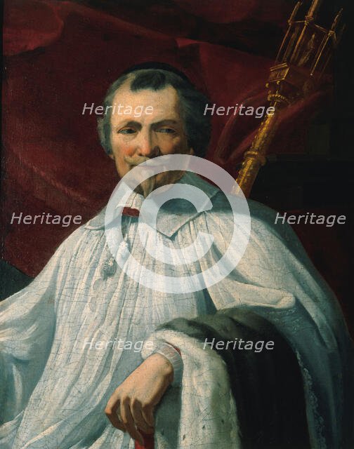 Portrait de Michel de Le Masle (1587-1662), chanoine de Notre-Dame de Paris, secrétaire de..., c1646 Creator: Simon Vouet.