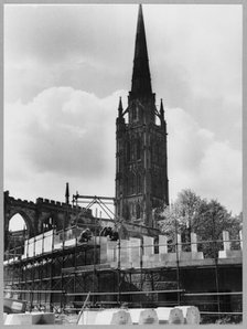 Coventry Cathedral, Priory Street, Coventry, 06/05/1957. Creator: John Laing plc.
