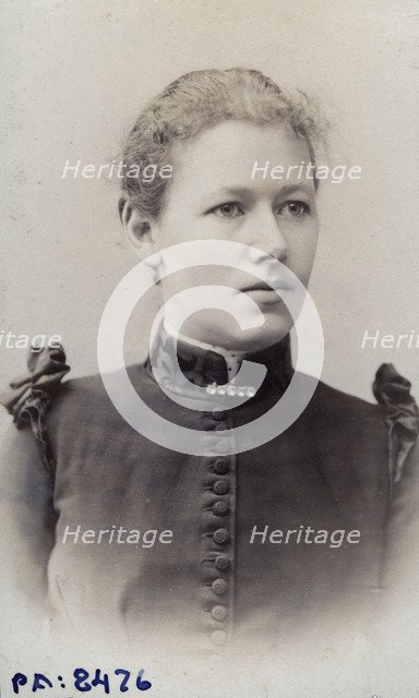 Studio portrait of an 18 year old girl, c1900. Artist: Unknown