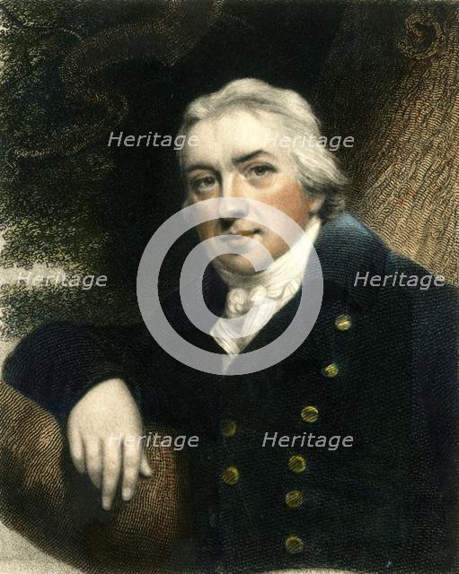 Edward Jenner, late 18th-early 19th century, (c1833). Creator: Edward Scriven.