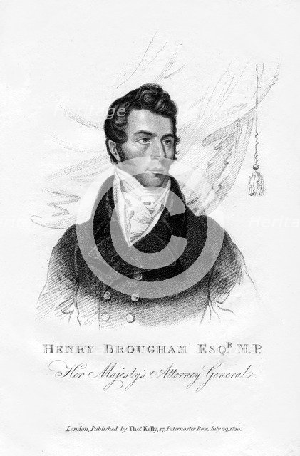 Henry Brougham, Attorney General, 1820. Artist: Unknown