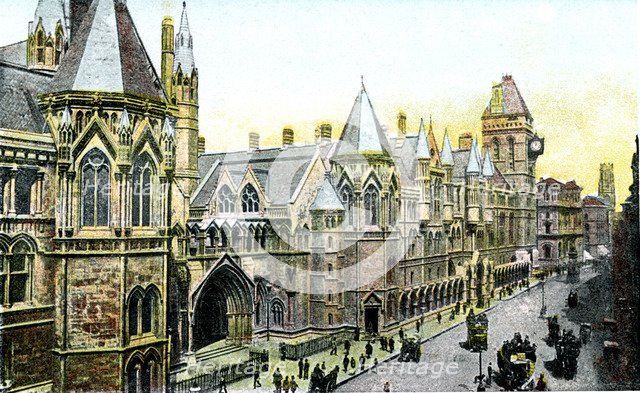 Law Courts, London, 20th Century. Artist: Unknown