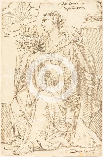 Sibylla Cimmeria, 1625. Creator: Jacques Stella.