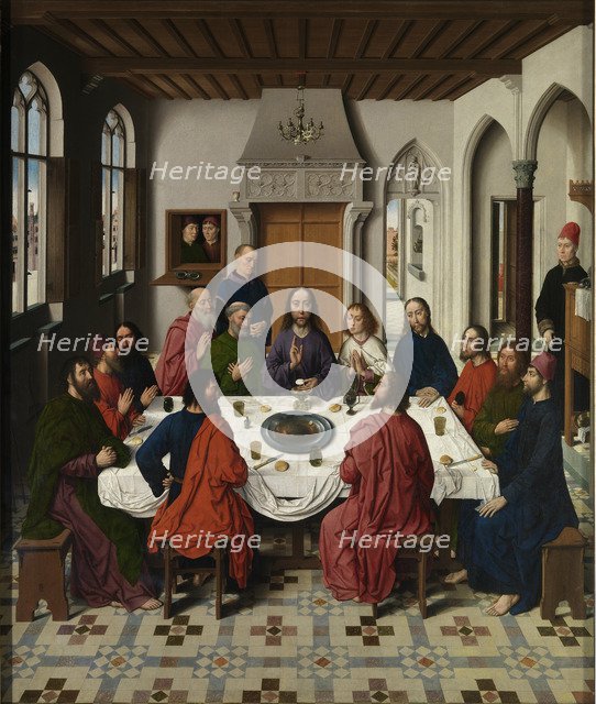 The Last Supper altarpiece (central panel), 1464-1468. Artist: Bouts, Dirk (1410/20-1475)