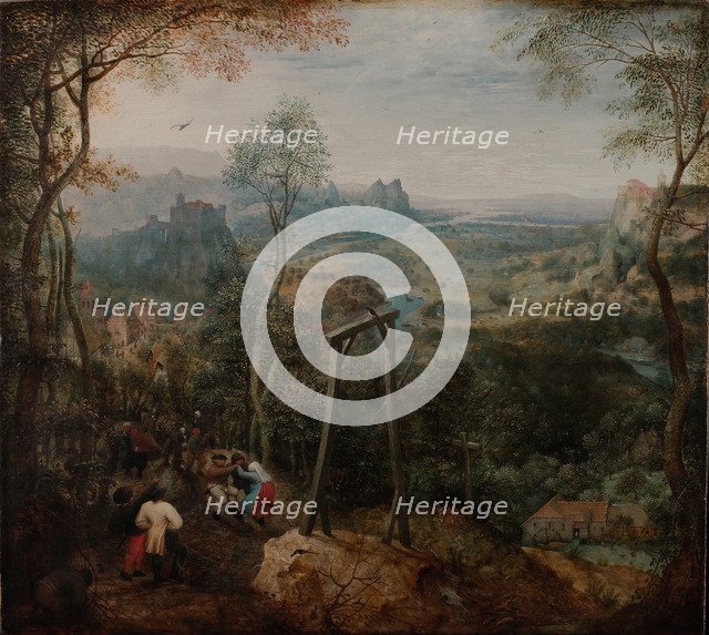 The Magpie on the Gallows. Artist: Bruegel (Brueghel), Pieter, the Elder (ca 1525-1569)