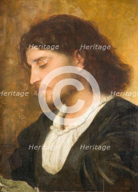 Study Of Gennaro, A Venetian Nobleman, 1840-1890. Creator: George Frederick Watts.