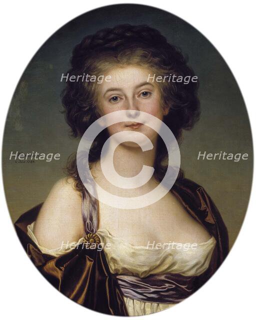 Singer and Actress Beata Charlotta Eckerman, 1784. Creator: Adolf Ulric Wertmüller.