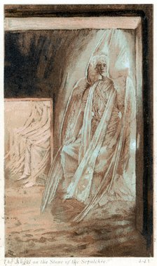 The Angel of the Lord on the stone of the sepulchre, 1897. Artist: James Tissot