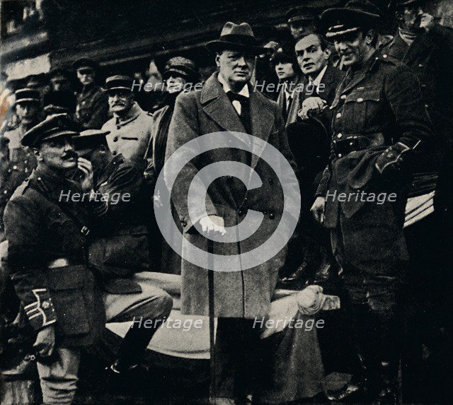 '47th Division March Past', 1918, (1945).  Creator: Unknown.