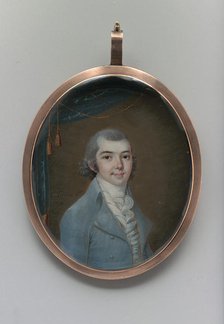 Portrait of a Gentleman, 1798. Creator: Philippe Abraham Peticolas.