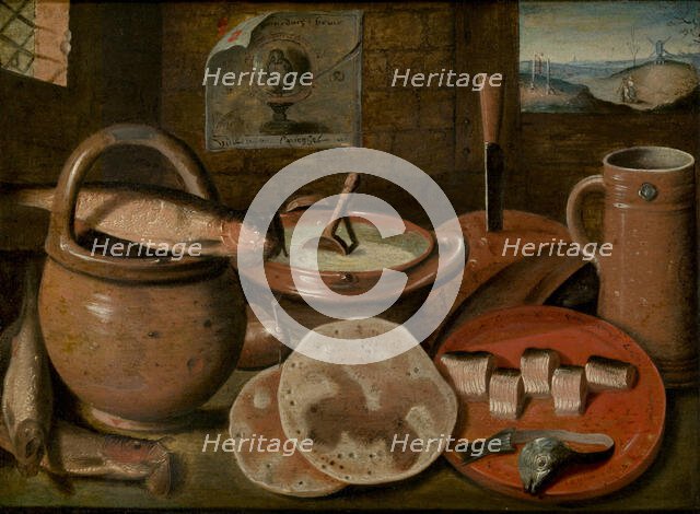 The Poor Man's Meal, 1599-1601. Creator: Anon.