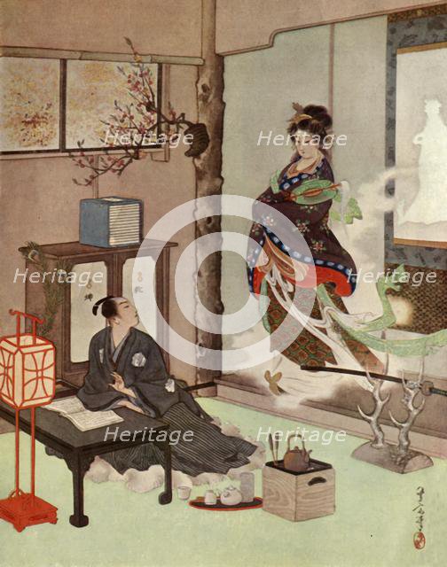 'The picture he so much admired had actually taken life..', 1919. Creator: Unknown.