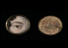 Eye of a Lady, ca. 1800. Creator: Unknown.