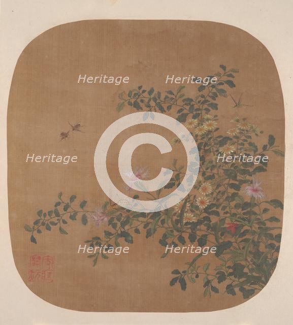 Flowers and Bees, 18th century. Creator: Unknown.