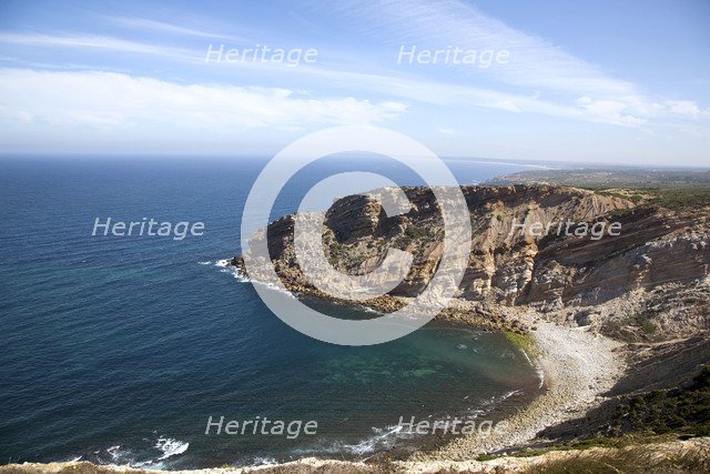 Cliffs, Cape Espichel, Portugal, 2009. Artist: Samuel Magal