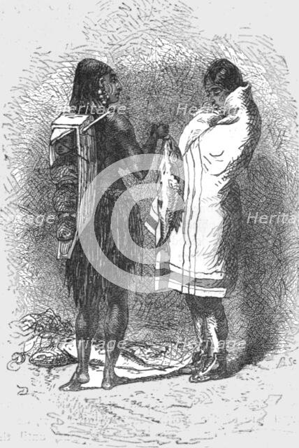'Muchlaht Indians; In pawn in an Indian village', 1875.  Creator: Unknown.