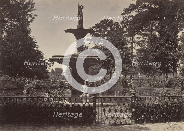 Fountain, Savanah, Georgia, 1860s. Creator: George N. Barnard.
