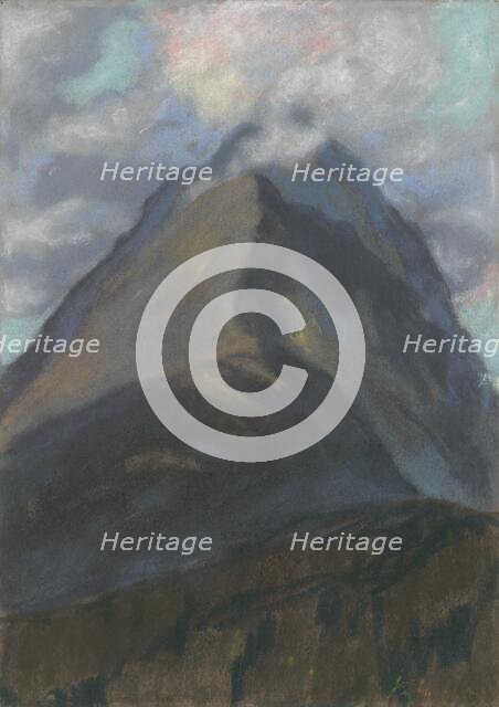 Spring landscape, around 1934. Creator: Zolo Palugyay.