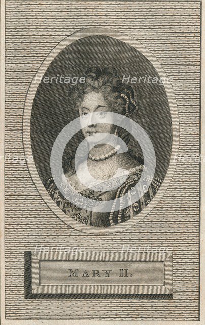 Queen Mary II, 1793. Artist: Unknown.