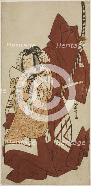 The Actor Ichikawa Danjuro V as Hannya no Goro in the Play Sugata no Hana Yuki no..., c. 1776. Creator: Shunsho.
