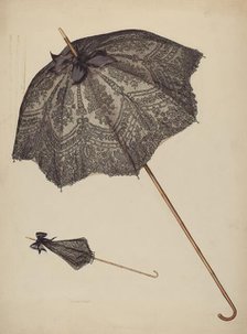 Parasol, c. 1941. Creator: Lillian Causey.