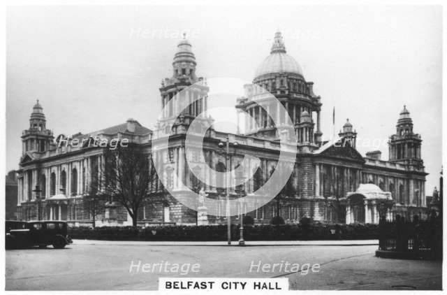 Belfast City Hall, 1937. Artist: Unknown