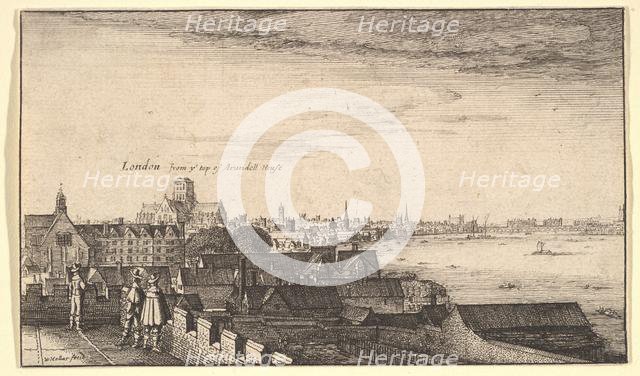 London from Arundel House, 1643. Creator: Wenceslaus Hollar.