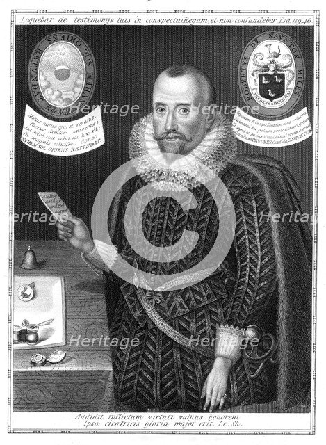 Sir Robert Naunton, English politician and writer.Artist: Robert Cooper