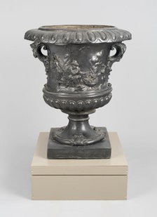 Garden Urn Emblematic of Winter, England, Mid to late 18th century. Creator: Unknown.