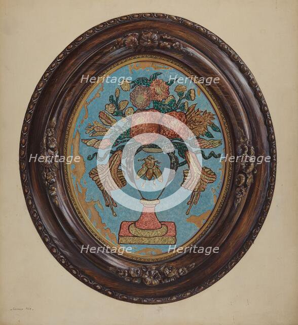 Tinsel Picture, c. 1937. Creator: George File.