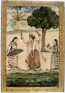 Megha Raga (rainy season), 19th century. Artist: Unknown