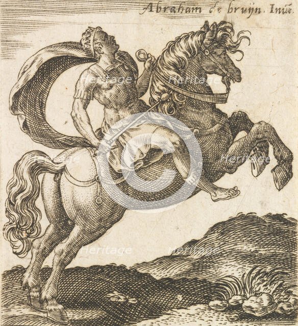 Titus Vespasianus from Twelve Caesars on Horseback, ca. 1565-1587., ca. 1565-1587. Creator: Abraham de Bruyn.