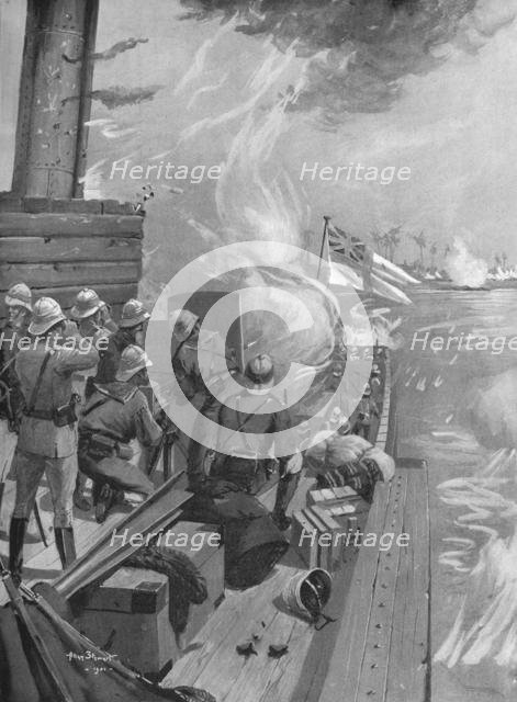 'The Nile Expedition, 1884-85: The Naval Brigade...rescuing Sir Charles Wilson, 1885', (1901). Creator: Unknown.