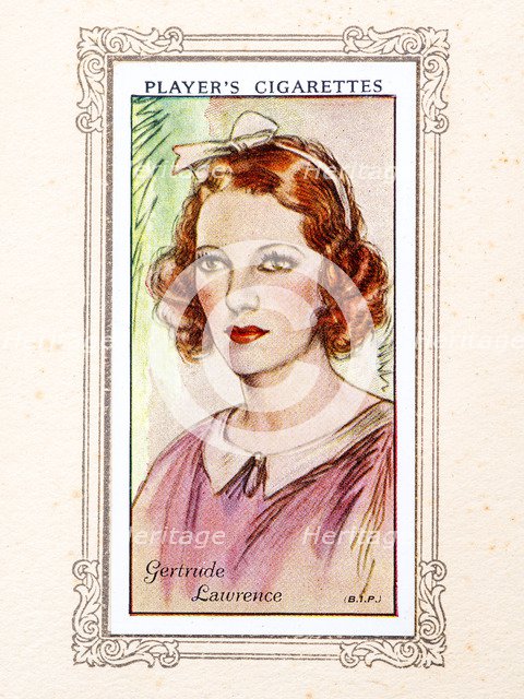 Gertrude Lawrence, 1934. Artist: Unknown.